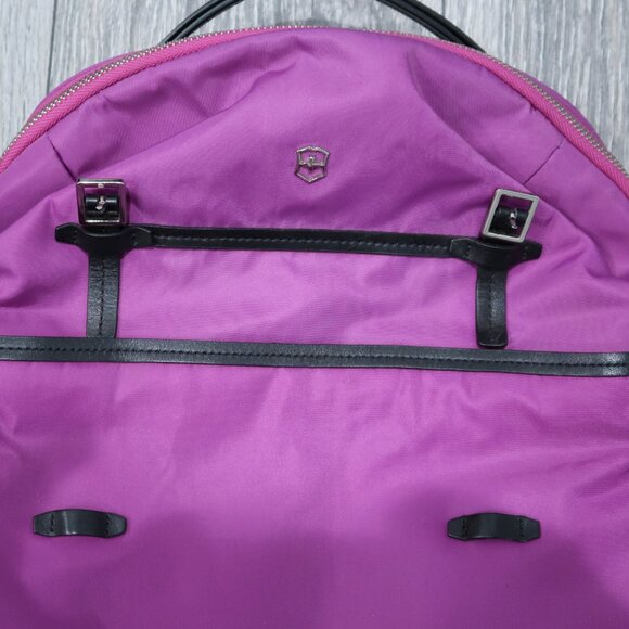 Victorinox Victoria Harmony Backpack Purple Lightweight Women’s Laptop Travel - Picture 6 of 15